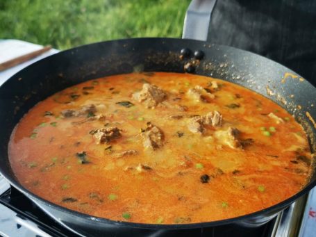Panang Curry mit Reis